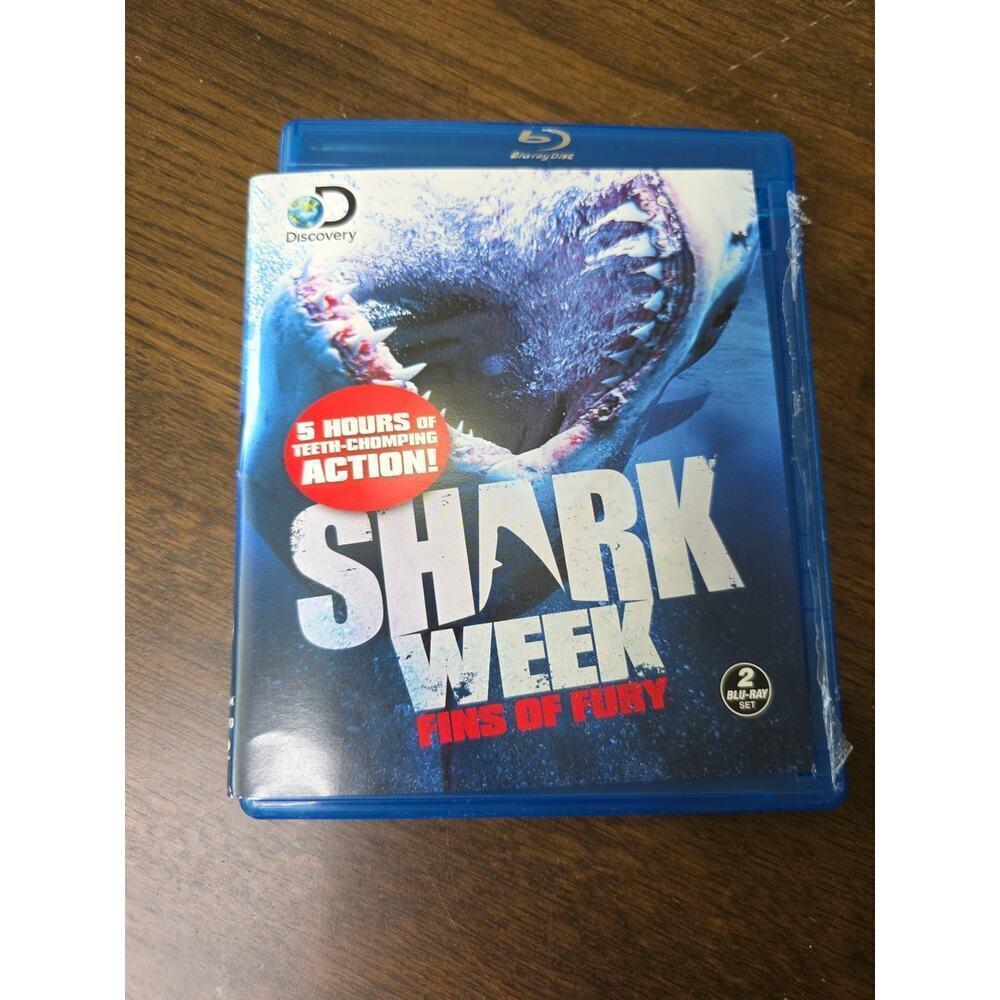 Shark Week: Fins of Fury (Blu-ray, 2013, 2-Disc Set) Brand‎ New. Free Shipping!